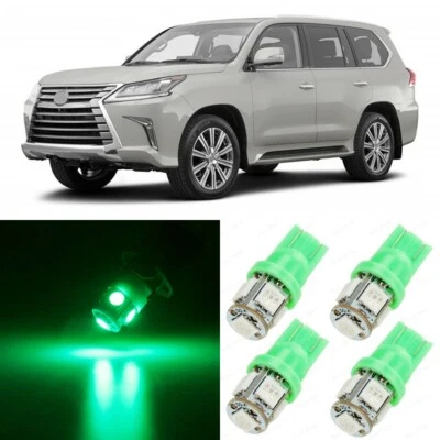 Paquete de 17 luces LED interiores ultra verdes para Lexus LX570 2008-2016 + HERRAMIENTA Foto 1 de 4