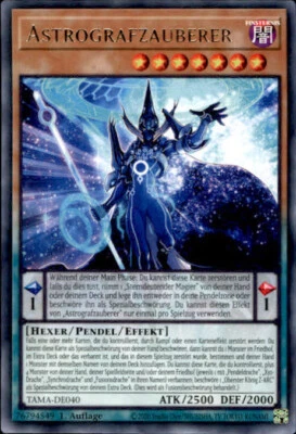 Yugioh TAMA-DE040 Astrografzauberer Rare B3116 - Bild 1 von 2