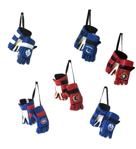 NHL Hockey Mirror Mini Gloves Authentic Replicas - Leafs, Penguins, Pittsburgh Cover