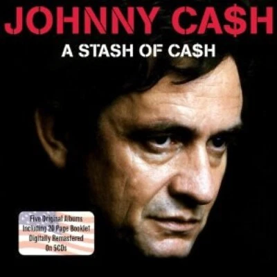 Johnny Cash A Stash Of Cash 5-CD NEW SEALED Remastered Country 5 Original Albums - Image 1 of 2