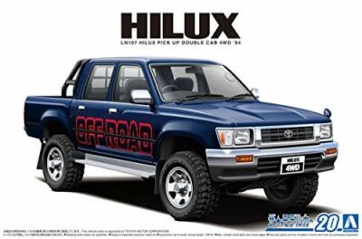 Modellino in plastica Aoshima scala 1/24 TOYOTA LN107 HILUX Pickup doppia cab... - Immagine 1 di 4