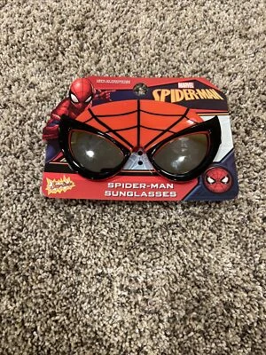 Marvel Spider-Man Kids Sunglasses Superhero Shades UV Protection Sun-Staches NEW - Image 1 of 4