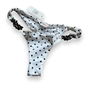 BAHIMI London Swim - Cheeky Bikini Bottom Polka Dot NWT New size L bottoms suit - Picture 1 of 9