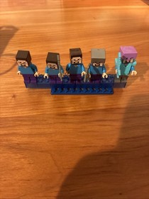 LEGO Assortment of Minecraft Minifigures and Accessories