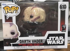 Funko Pop! Star Wars - Darth Vader (Unmasked) #610 With Protector - Picture 1 of 6