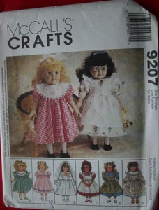 McCall's Crafts Clothes For 18" Dolls Pattern 9207 Dresses Uncut FF - Picture 1 of 2