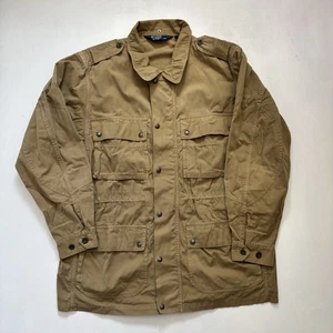 Polo Ralph Lauren Utility Cargo Jacket Military Army Tan Beige 1XB Big & Tall - Picture 1 of 6