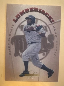 1995 Leaf Limited Lumberjacks #'d /5000 Kirby Puckett #7 TWINS HOF - Picture 1 of 2