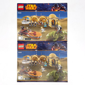 Lego Star Wars Mos Eisley Cantina 75052 ~ 2 Instruction Books Only