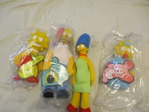BURGER KING HOMER MARGE LISA MAGGIE THE SIMPSONS DOLLS - Bild 1 von 2