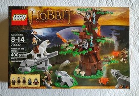 NEW Lego The HOBBIT 79002 Attack of the Wargs. Case Fresh 5 Figs+2 Wargs INSURED