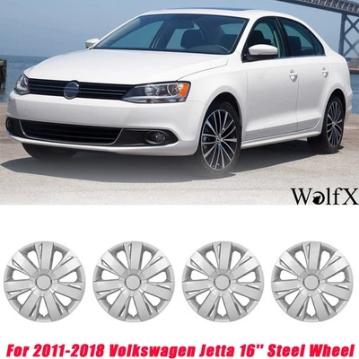 16 inch Wheel Covers Full Rim Snap On Hub Caps For 2011-2018 Volkswagen Jetta — 第 1/4 张图片