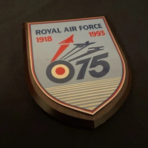 ROYAL AIR FORCE 75 YEARS PLAKETTE ~ 1918-1993 ~ Tornado - Bild 1 von 10