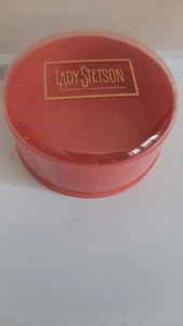 Vintage Coty Lady Stetson polvere da polvere custodia da 4 once senza polvere - Foto 1 di 4