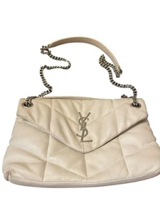 Borsa a tracolla Saint Laurent Loulou Puffer in pelle trapuntata mini - Foto 1 di 16