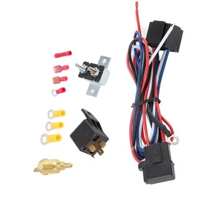 Cooling Fan Relay Radiator Cooling Fan Relay Kit Plastic For 7/8 Inch - Picture 1 of 18