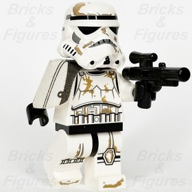 LEGO&reg; Star Wars Sandtrooper Minifigure Dirt Stains White Pauldron 9490 Used