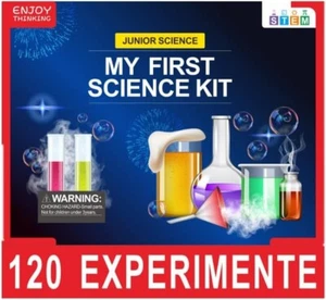 120+ Experiments Science Kit for Kids STEM Chemistry Set Crystals Explosions - Picture 1 of 6