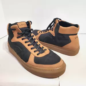Reed x Loci Eleven Sneaker High Tops 46/12 Herren schwarz/hellbraun/Gummisohle Sneaker vegan - Bild 1 von 7