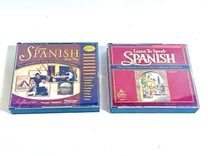 8 Piece 2 Complete Sets Learn Spanish Software CD’s - Picture 1 of 8