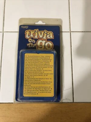 Fundex Trivia On The Go Movies Edition 2004 Travel Card Games 1000 Questions  - Image 1 of 2