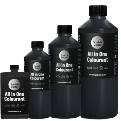 ALL IN ONE DARK GREY Leather Colourant. Repair, Recolour. Dye Stain Paint Colour
