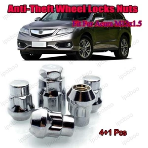 M12 x 1.5 Anti-theft Wheel Bolts Tire Screws For Acura Aluminum Alloy Nut Studs - Picture 1 of 7