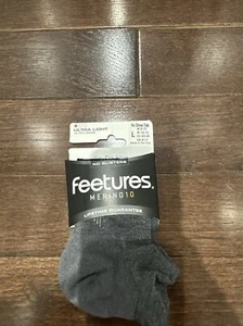 NEW FEETURES Merino 10 Ultra Light No Show Tab, Size L - Picture 1 of 7