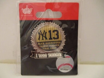 AROD Alex Rodriguez FINAL GAME Pin Sold at Yankee Stadium 8/12 2016 I WAS THERE - Image 1 of 2