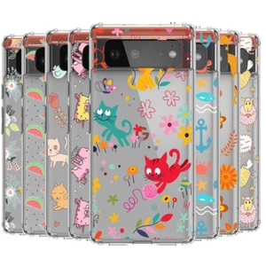 Girls Soft Lovely Patterned Case Phone Cover for Google Pixel 6A 7A 6 7 8 9 Pro - Picture 1 of 13