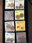 LOT OF 8 SETS OF NEW ASSORTED WOOD HANDMADE BUTTONS