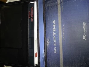 BRAND NEW 2013 KIA OPTIMA OWNERS MANUAL PACKET SET & KIA CASE NEW TAKE OUT - Picture 1 of 1