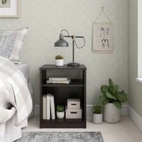 Mainstays Classic Open Shelf Nightstand White For Sale Online