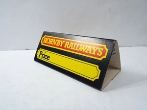 HORNBY RAILWAYS DEALERS LARGE PRICE CARD TENT SHELF SIGNS 5" LONG (B99) - Picture 1 of 3