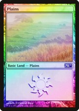Plains (232) FOIL Magic 2011 / M11 NM Basic Land MAGIC GATHERING CARD ABUGames