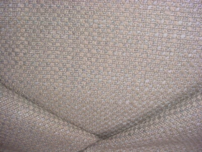 1-1/4 Holly Hunt 1964 Hansel Deep Silver Golden Textured Weave Upholstery Fabric - Image 1 of 4