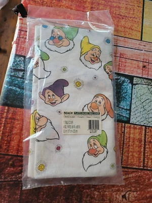 Vintage Snow White Seven Dwarves Tablecloth By Beach and two placemats! - Image 1 of 2