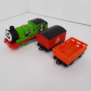 Thomas Trackmaster Motorized Train Percy Panda Sodor Safari Missing Panda Works - Picture 1 of 18