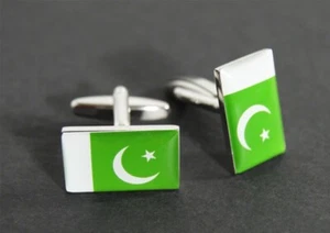 Manschettenknöpfe Flagge Pakistan - 18 x 12 mm - Bild 1 von 1