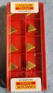 TPMR 222-53 2025 carbide Turning Inserts Sandvik New Pack of 10 - Picture 1 of 2