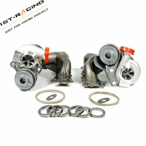 900HP Billet 6+6 TD04-19T TWIN Turbos for BMW 2008-2013 N54 335i 335xi 3.0L - Picture 1 of 4