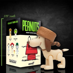 Raccoon Hat Snoopy Sepia Super7 Wave 2 Snoopy Action Figure | 3.75 | LOOSE - Picture 1 of 4