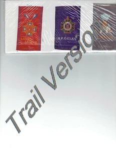 EGYPTIENNE LUJO SEDA TABACO 3 MANTAS DE FIELTRO - LEGIÓN LEAL, ALCES, ETC. - Imagen 1 de 1