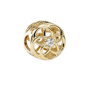💖 Charm Anhänger " Blume " 925 Silber passend für Pandora Armband 1-3 - Bild 1 von 1