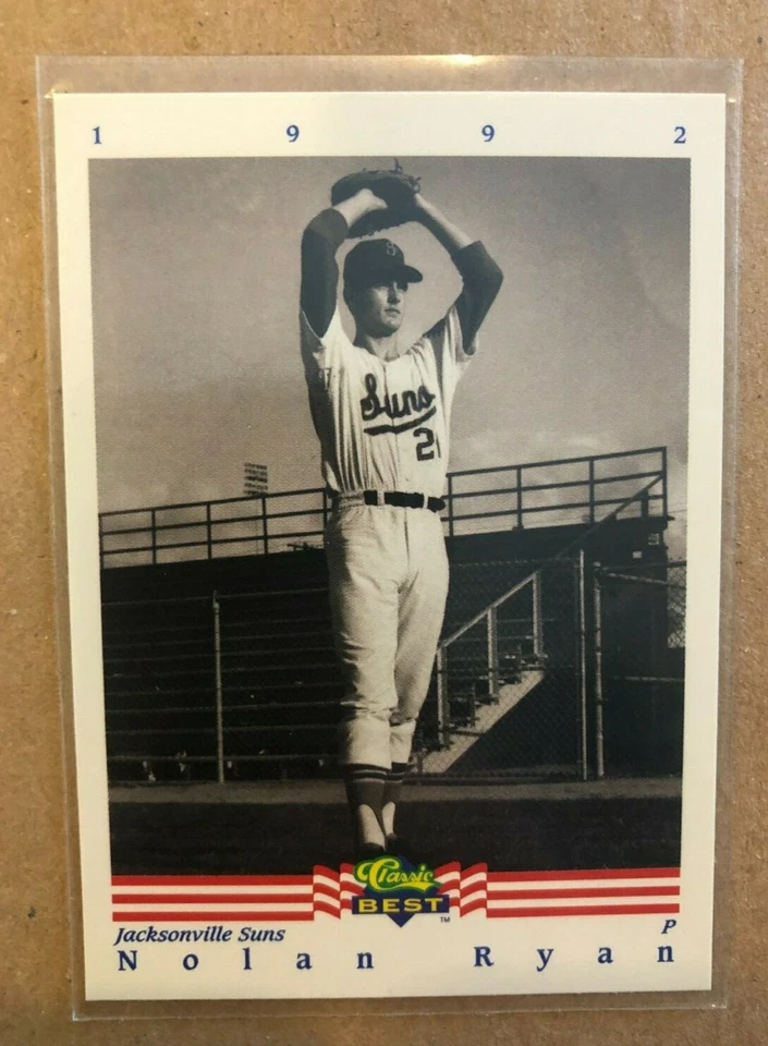 1992 CLASSIC BEST JACKSONVILLE SUNS  NOLAN RYAN # 1 - Image 1 of 2
