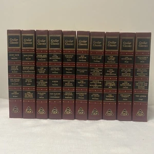 GROLIER CLASSICS Set of 10 HC Volumes Condensed Classics 1955-57 - Picture 1 of 24