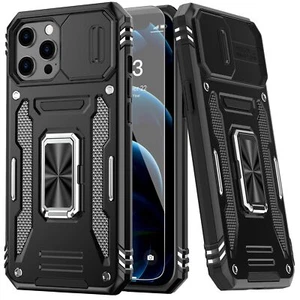 Funda Grado Militar Carcasa Con Protector De Pantalla Para iPhone 12 PRO 6.1" - Picture 1 of 7