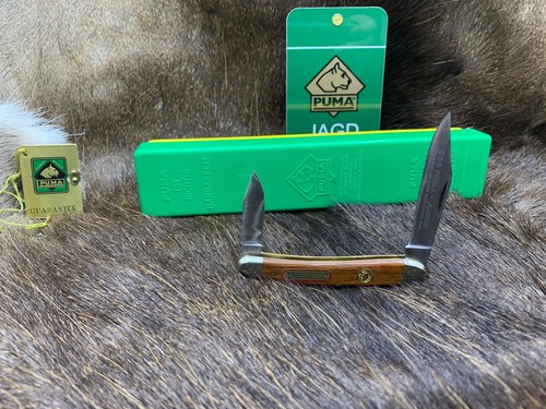 1976 Coltello Junior Vintage Puma 835 & Manici Jacaranda Nuovi di Stato In Scatola G Y P447