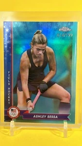 2024 Topps Chrome US Olympic Hopefuls Aqua Refractors Ashley Sessa /199 - Picture 1 of 2