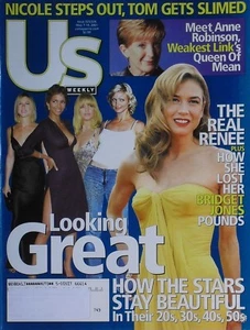 RENEE ZELLWEGER May 2001 Us Weekly Magazine NICOLE KIDMAN / MATTHEW BRODERICK - Picture 1 of 1